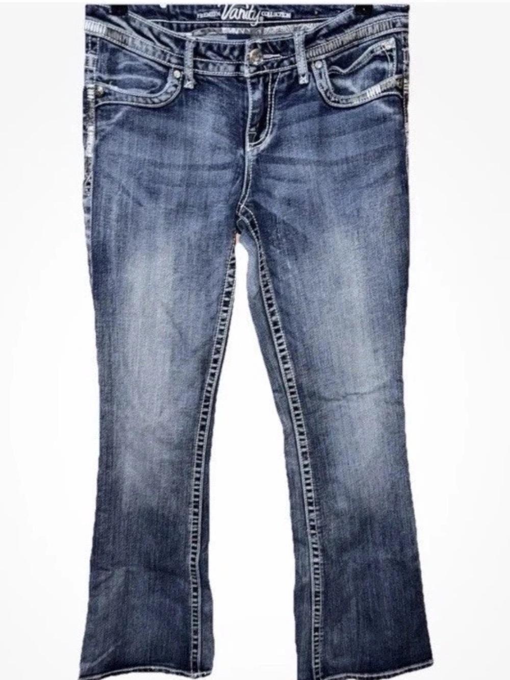 Vanity Premium Collection Jeans
Women's Size 29X 33 Stretch Boho Boot
Cut Y2K